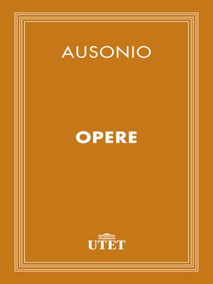 cover image of Opere
